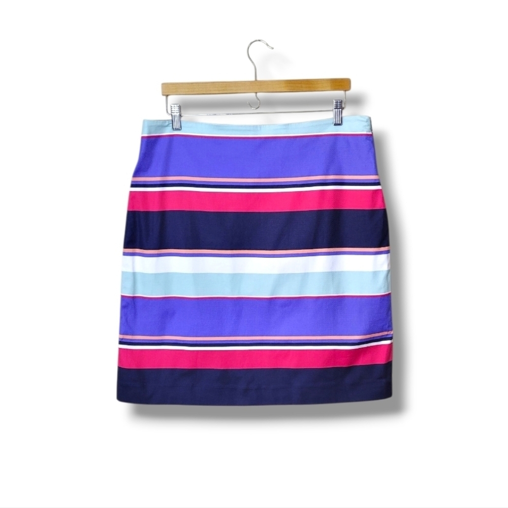 NWT Talbots Striped Skirt 14